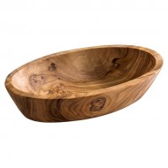 Bol lemn de maslin, bufet, 0,05 ltr, 12 x 7,5 x 2,5 cm