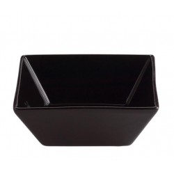 Bol portelan negru servire salate sosuri, 8X8X4 cm, Ming, Viejo Valle