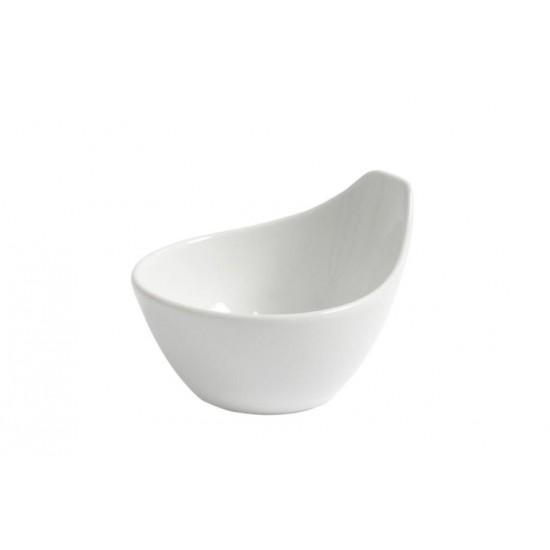 Bol sosuri/salate, portelan alb, 8x6 cm Bol sosuri/salate, portelan alb, 8x6 cm