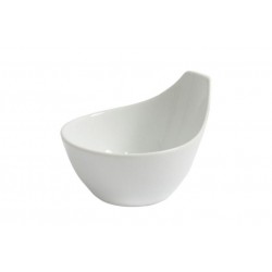 Bol sosuri/salate, portelan alb, 9.5x7 cm