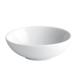 Bol supa, salata, portelan, alb, 550 ml, 9X7X3 cm