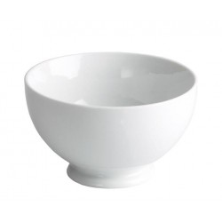 Bol supe, portelan alb, cu picior 110 ml, 9X4,5 cm