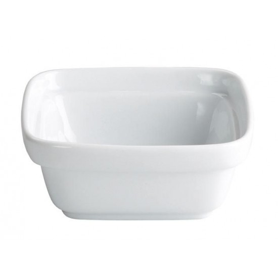 Bol suprapozabil, salate, patrat, portelan alb, 270 ml, 12X12X5 cm Bol suprapozabil, salate, patrat, portelan alb, 270 ml, 12X12X5 cm
