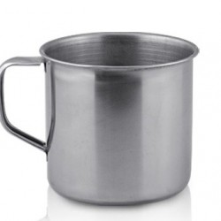 Cana inox cu toarta, 280 ml