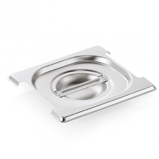 Capac cuva inox GN1/6 cu manere, 176 × 162 mm Capac cuva inox GN1/6 cu manere, 176 × 162 mm