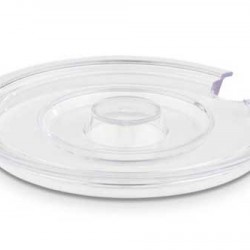 Capac boluri, transparent, rotund , 20 cm, UNIVERSAL, cu decupaj lingurita