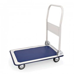 Cărucior inox, tip platformă transport marfă 74x48xH84 cm 