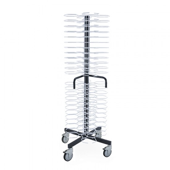 Cărucior rotativ pentru 72 farfurii Ø18-24 cm Cărucior rotativ pentru 72 farfurii Ø18-24 cm