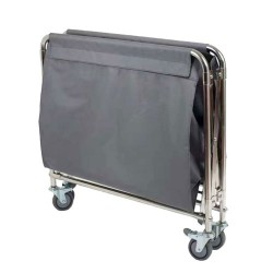 Carucior rufe spalatorie pliabil inox 85 x 45 x 85 cm