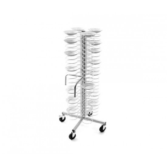 Cărucior, Suport rotativ pentru 96 farfurii Ø18-23cm Cărucior, Suport rotativ pentru 96 farfurii Ø18-23cm