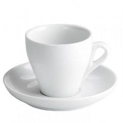 Cup coffee rome 7,5 cl. + plate 12x2 cm