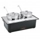 Chafing dish cu 2 cuve pentru supe, ciorbe, electric, 2 x 4 litri Chafing dish cu 2 cuve pentru supe, ciorbe, electric, 2 x 4 litri