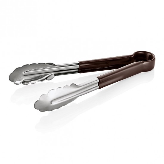 Clește inox bucătărie, maro, 23 cm Clește inox bucătărie, maro, 23 cm