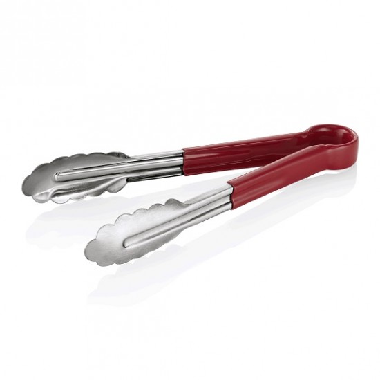Clește inox bucătărie, roșu, 30 cm Clește inox bucătărie, roșu, 30 cm