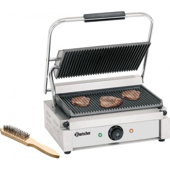 Contact grill Panini, profesional, Bartscher, 2200W, suprafata grill 33.5 x 220 mm