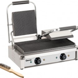 Contact grill dublu, profesional, 3600W, Bartscher, suprafata grill, 470x230 mm, electric