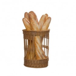Baguette basket, Polypropylene, brown, Ø 28 - 30x38 cm        