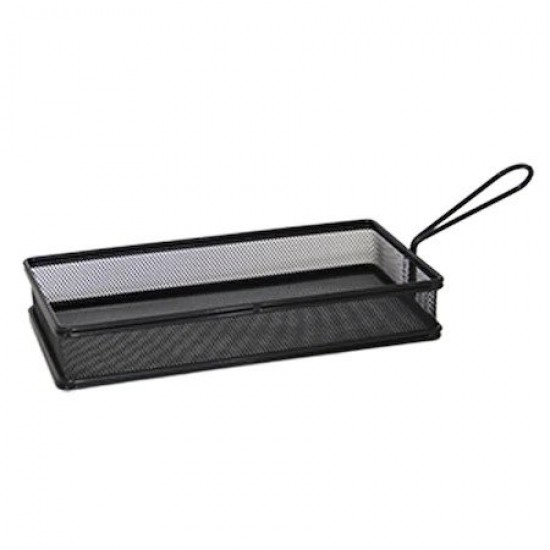 Cosulet dreptunghiular servire cartofi prajiti,snacks, negru, 26x13x8cm Cosulet dreptunghiular servire cartofi prajiti,snacks, negru, 26x13x8cm
