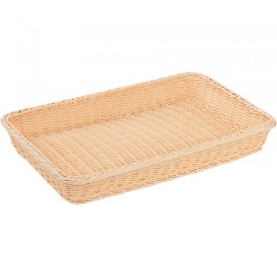 Coș pâine, din polipropilena, dreptunghiular, GN 1/1, 53x32.5x7 cm Coș pâine, din polipropilena, dreptunghiular, GN 1/1, 53x32.5x7 cm