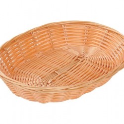Coș pâine, oval, din polipropilenă, 23x17x5 cm 