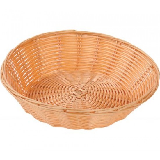 Coș rotund pâine, fructe, imitatie ratan, polipropilena, 240x50 mm Coș rotund pâine, fructe, imitatie ratan, polipropilena, 240x50 mm