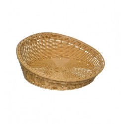 Coș rotund, polipropilenă, bej, Ø 31-37x6 - 12 cm