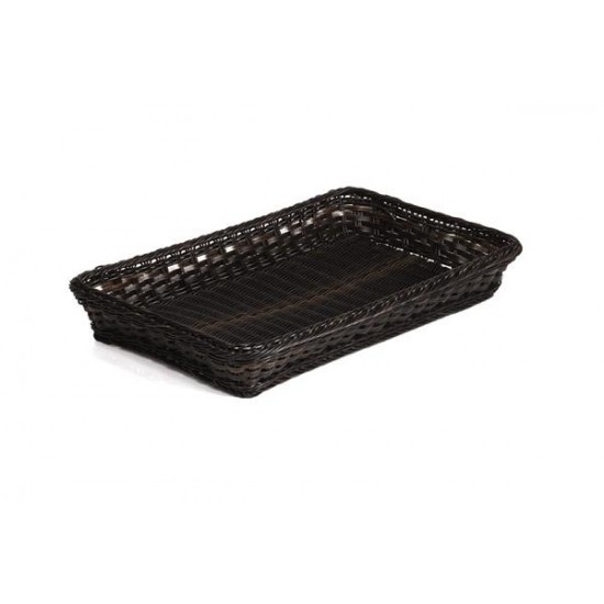 Buffet basket, Polypropylen, black/ brown, GN 1/6, 17,6x16,2xH6,5 cm Buffet basket, Polypropylen, black/ brown, GN 1/6, 17,6x16,2xH6,5 cm