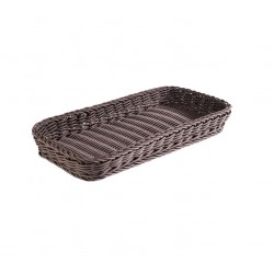 Tray, polypropylene, brown, 60x40xH5 cm, PROFI LINE 