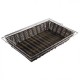 Cos servire paine, fructe, bufet, negru/maro, 56,5x36.5x10 cm Cos servire paine, fructe, bufet, negru/maro, 56,5x36.5x10 cm