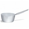 Cratiță aluminiu conica, cu coadă, 4 litri, 24xH12 cm