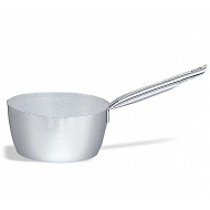 Cratiță aluminiu conica, cu coadă, 3 litri, 22xH11 cm