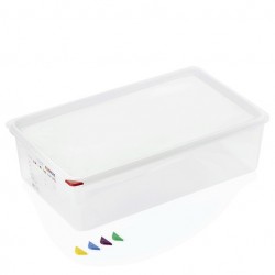 Storage box with sealed lid, GN 1/1 - 150 mm, polypropylene, ColorClip , 21 litr, VITRAline