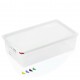 Storage box with sealed lid, GN 1/1 - 150 mm, polypropylene, ColorClip , 21 litr, VITRAline