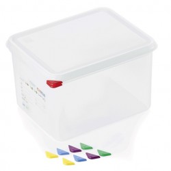 Storage food box GN 1/2 tray - 200 mm, polypropylene, ColorClip, 12.5 liters, VITRAline