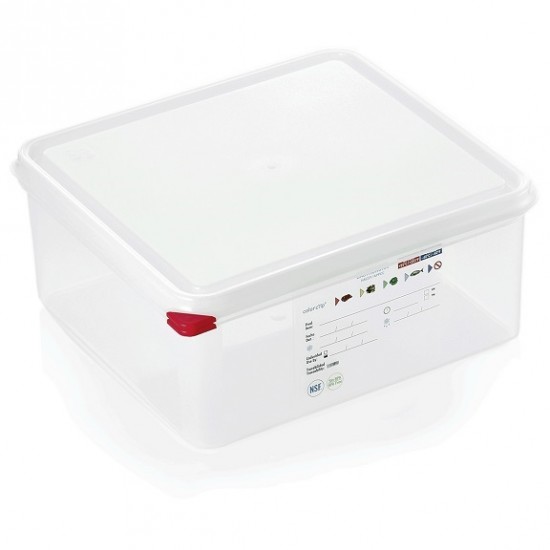 Food storage box, GN 2/3 - 150 mm, polypropylene, ColorClip, 13.5 litri, VITRAline