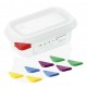 Food box storage, GN1/9-65 mm, polypropylene, ColorClip, 0.6 liters, VITRAline Food box storage, GN1/9-65 mm, polypropylene, ColorClip, 0.6 liters, VITRAline
