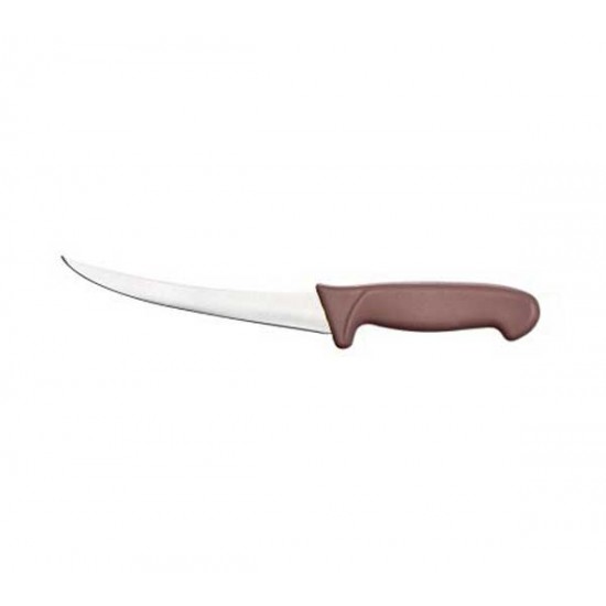 Cuțit curbat pentru dezosare cu mâner maro, profesional, HACCP, 15 cm Cuțit curbat pentru dezosare cu mâner maro, profesional, HACCP, 15 cm