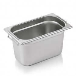 Cuva GN 1/4-150 mm, din inox, cu manere, 4 litri