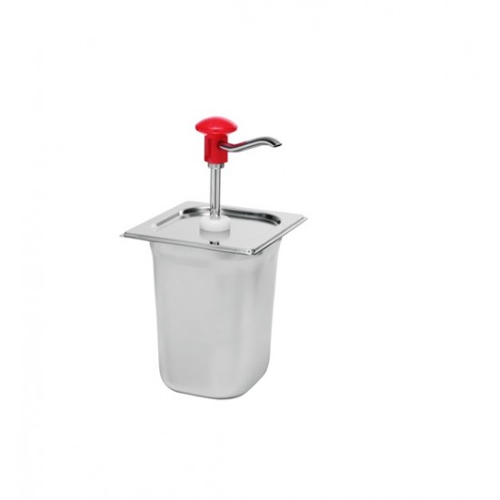 Dispenser sosuri, inox, 3 litri