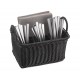 Dispenser, suport tacamuri, 4 compartimente, negru, polipropilena Dispenser, suport tacamuri, 4 compartimente, negru, polipropilena