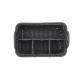 Dispenser, suport tacamuri, 4 compartimente, negru, polipropilena Dispenser, suport tacamuri, 4 compartimente, negru, polipropilena