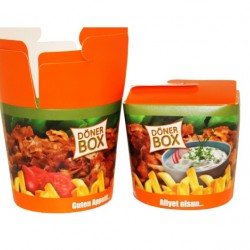 Doner food box 50 buc/set 26 OZ 