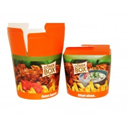 Doner food box 50 buc/set 26 OZ 
