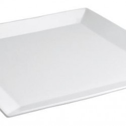 Plate plain 24x24x2,5 cm ming