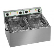 Friteuza profesionala electrica dubla 4+4 litri