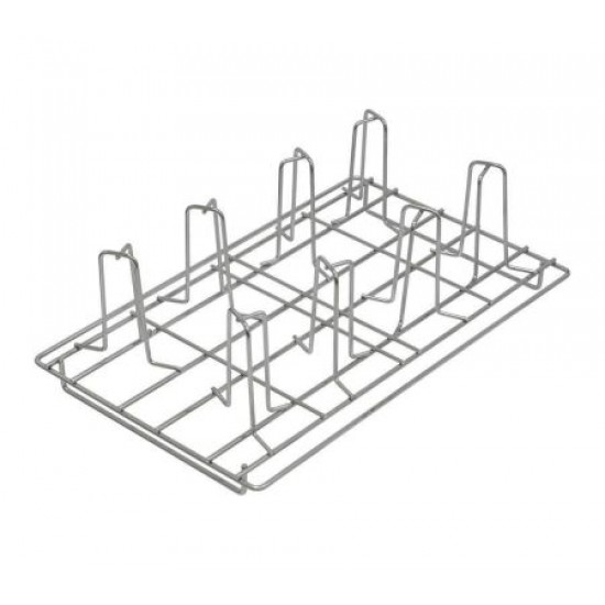 Grătar inox, 8 pui, 53x32.5 cm Grătar inox, 8 pui, 53x32.5 cm