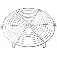 Grătar rotund, din inox, răcire și glazurare, tort, prăjituri, 30 cm