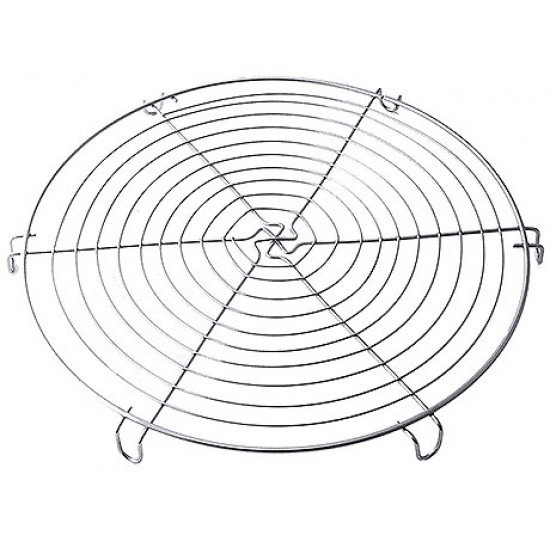 Grătar rotund, din inox, răcire și glazurare, tort, prăjituri, 30 cm Grătar rotund, din inox, răcire și glazurare, tort, prăjituri, 30 cm