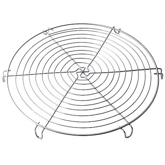 Grătar rotund, din inox, răcire și glazurare, tort, prăjituri, 30 cm