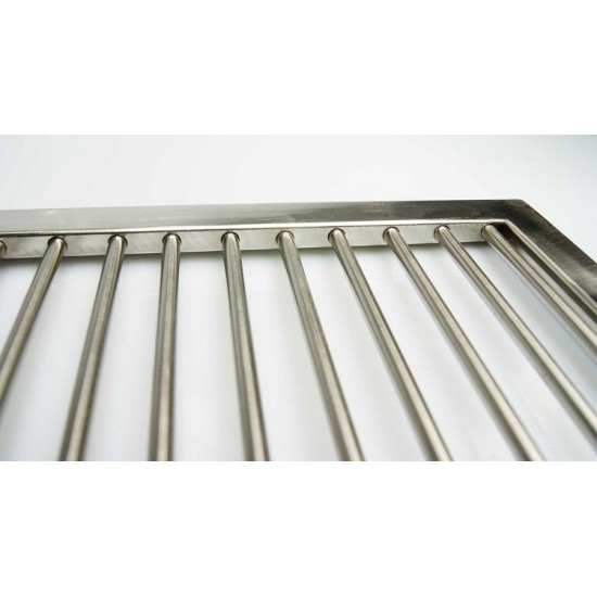 Grilaj/Gratar inox de gradina, carbuni/lemne, 50x70x1.5 cm Grilaj/Gratar inox de gradina, carbuni/lemne, 50x70x1.5 cm